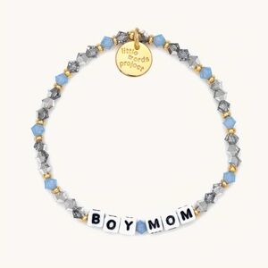 NEW! Little Words Project “Boy Mom” Bracelet in size small